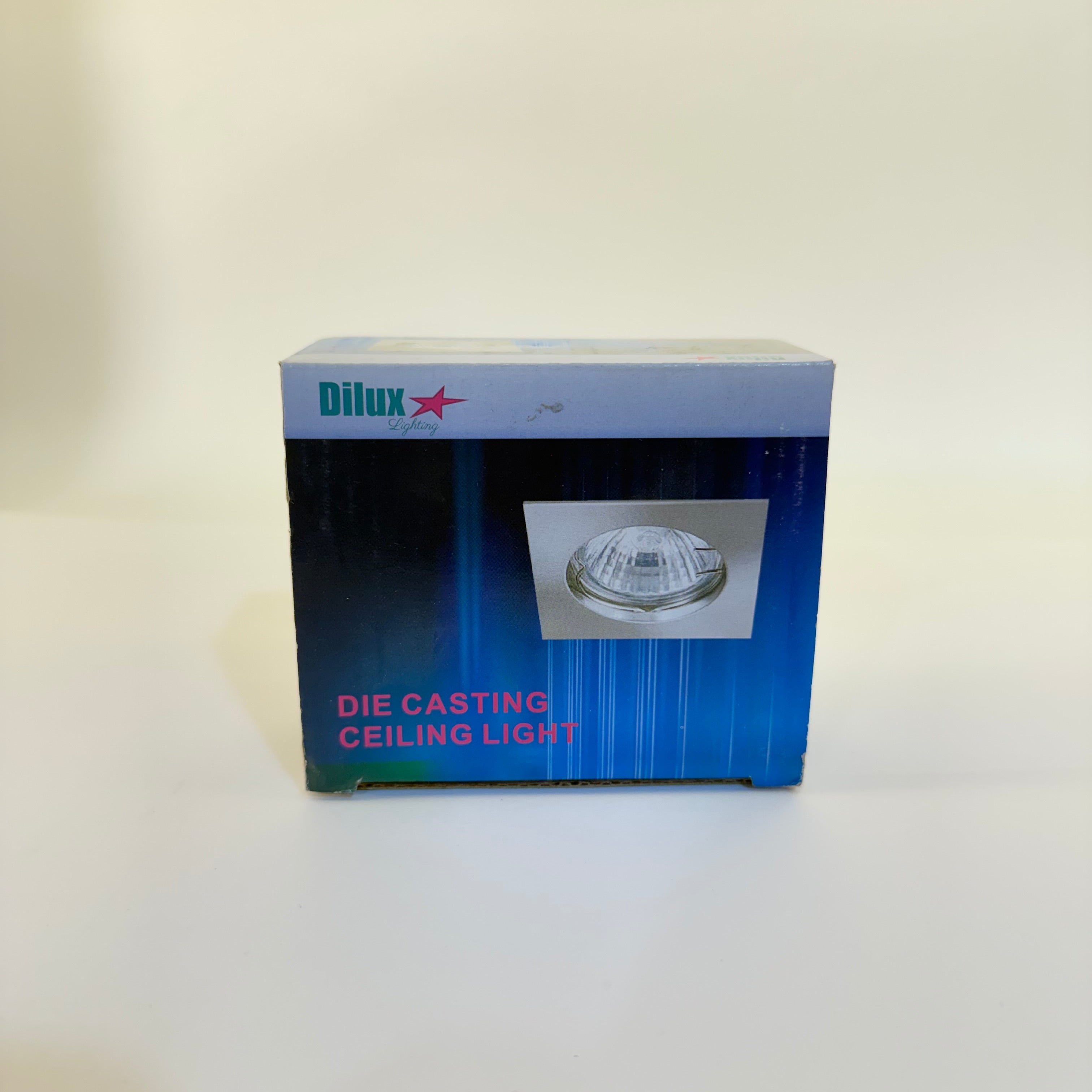 Spot carré Aluminium (avec lampe)